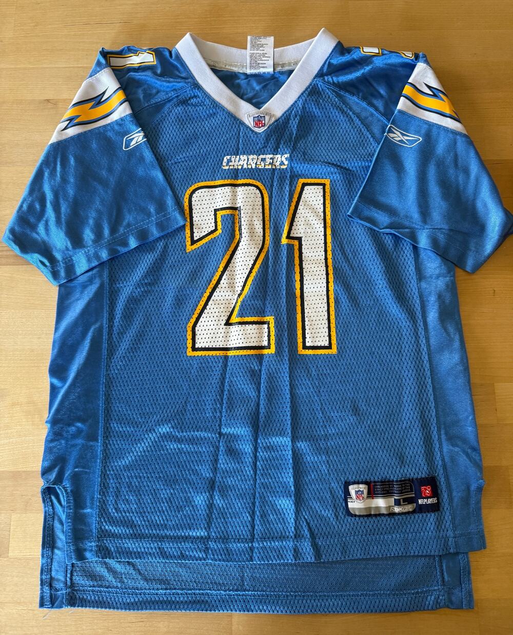 NFL San Diego Chargers LaDainian Tomlinson #21 Youth Jersey Size Large 14-16